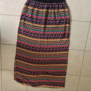 Flowy H&M Coachella Maxi Skirt